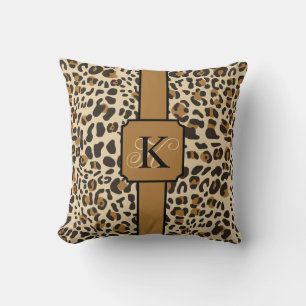 Coussin Motif Poster de animal Leopard Jaguar personnalisé