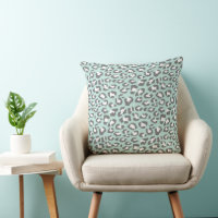 Motif Poster de animal Léopard Spots de mer gris