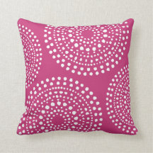Motif primitif de mosaïque de Boho Magenta Pink