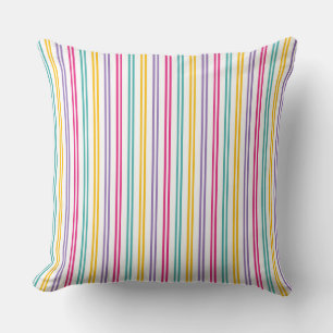 Coussin Motif rayé : une touche de design coloré