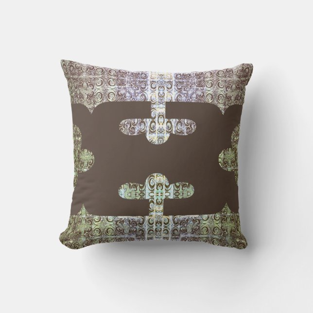 Coussin Motif rétro Vintage (Recto)