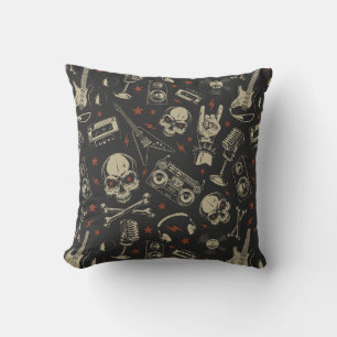 Coussin Motif Rock Music