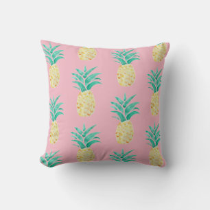 Coussin Motif rose ananas