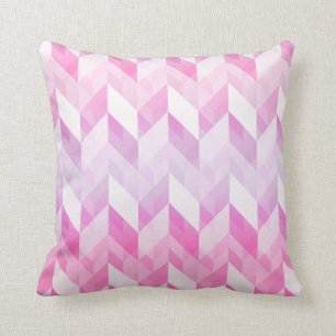 Coussin Motif rose Ombre géométrique élégant
