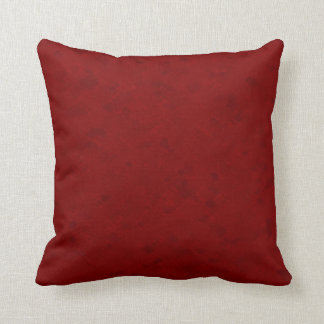Coussin Motif rouge sombre subtil