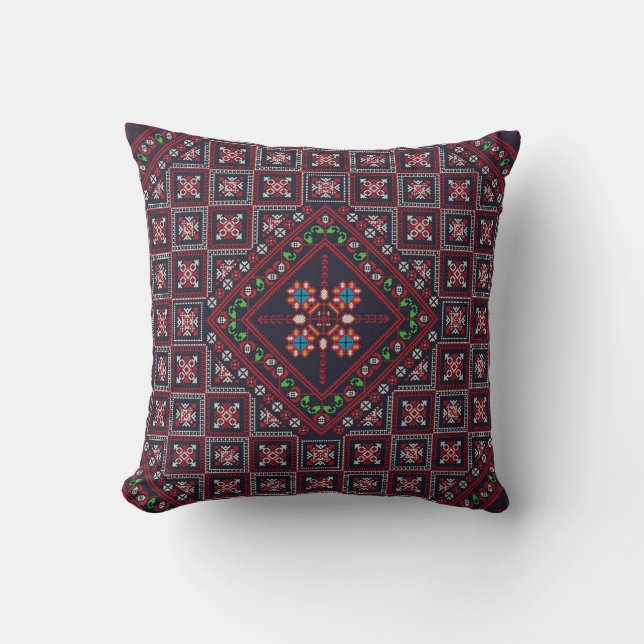 Coussin motif roumain (Recto)