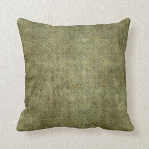 Coussin Motif sale de vert de mousse
