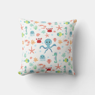 Coussin motif Sea World