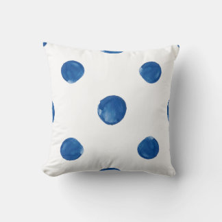 Coussin Motif shibori pois