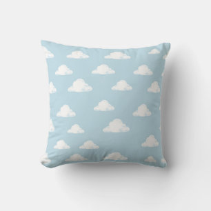 Coussin Motif Simple de Nuages Moutonneux pour la Nurserie