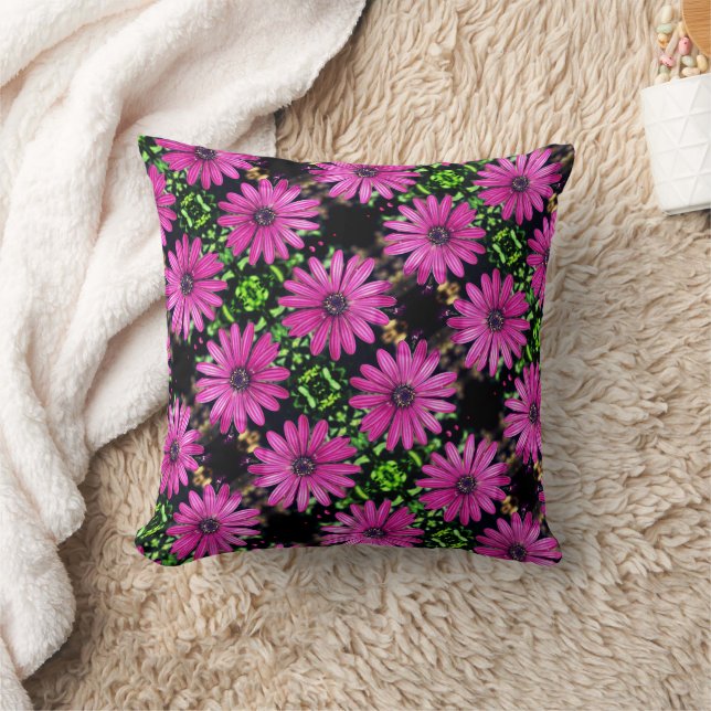Coussin Motif simple violet africain de marguerite (Couverture)