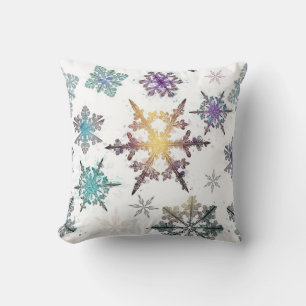 Coussin Motif Snowflake