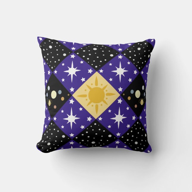 Coussin Motif spatial (Recto)