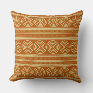 Coussin Motif Spiral grec ancien