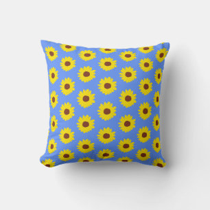 Coussin Motif tournesol