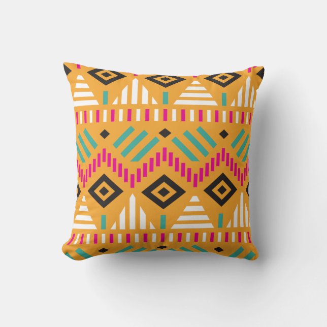 Coussin Motif tribal (Recto)