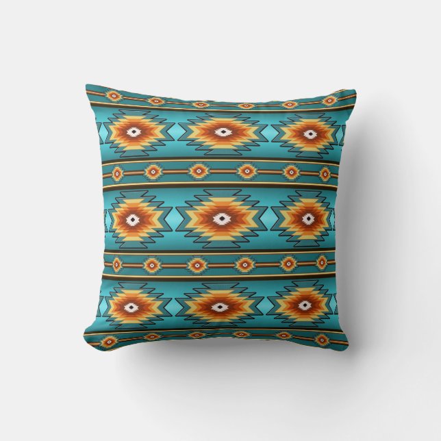 Coussin Motif tribal du sud-ouest (Recto)