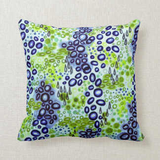 Coussin Motif tropical au néon de bulle de la PERSUASION 2