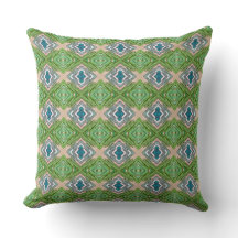 Motif unique gris bleu vert