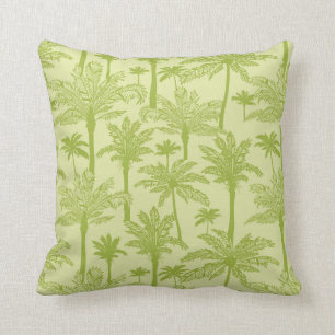 Coussin Motif vert de palmiers