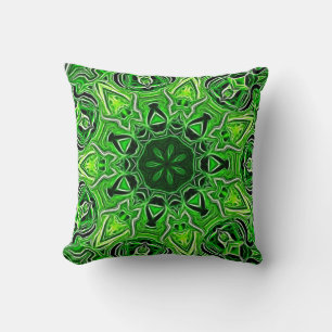 Coussin Motif vert Mandala