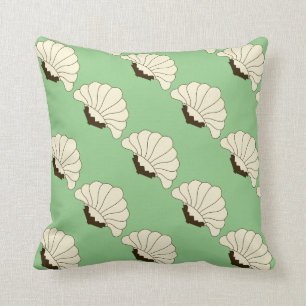 Coussin Motif vintage de fleurs d'art déco de Julep en bon