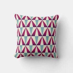 Coussin motif vintage triangle géométrique sans couture.