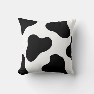 Coussin Motifs de couleur noir et blanc
