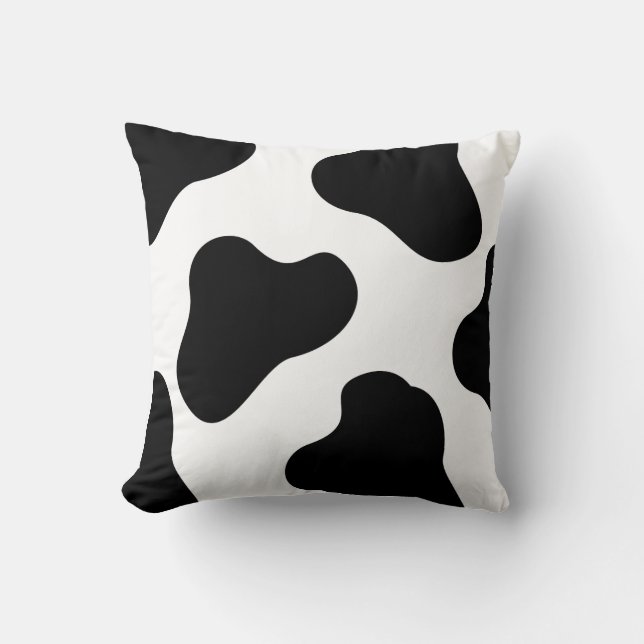 Coussin Motifs de couleur noir et blanc (Recto)