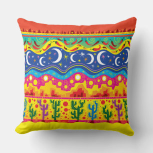 Coussin Motifs de désert brillants