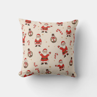 Coussin motifs de noël
