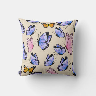 Coussin Motifs de papillon fascinants