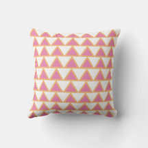 Motifs du triangle rose et orange