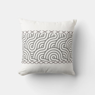 Coussin Motifs géométriques d'art moderne audacieux