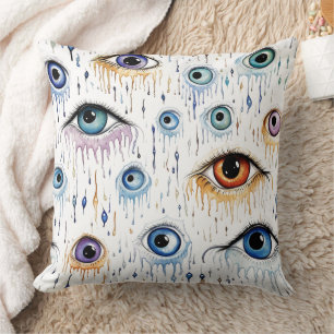 Coussin Motifs hypnotiques pour une esthétique audacieuse