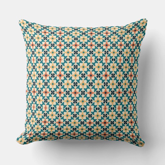 Coussin Motifs marocains exquis : Embellez votre espace (Recto)