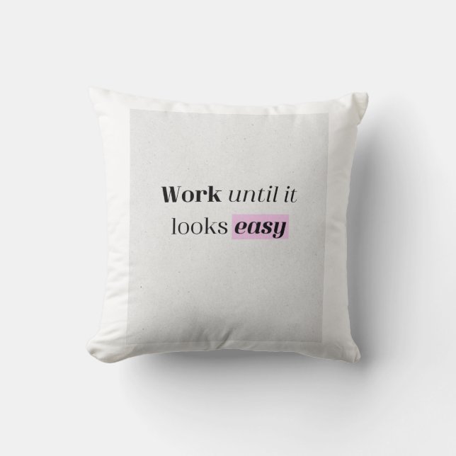 Coussin motivation (Recto)