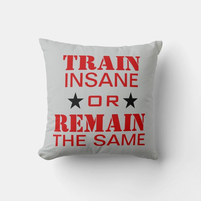 Coussin Motivation de séance d'entraînement (Recto)