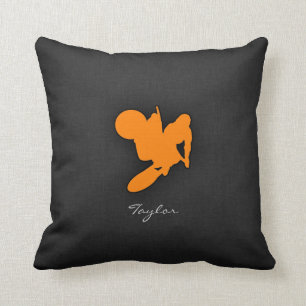 Coussin Motocross orange