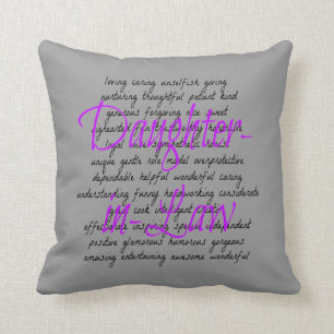 Coussin Mots pour la belle-fille