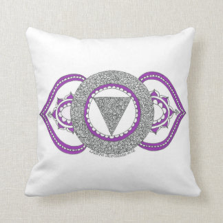 Coussin mou comportant le chakra de troisième oeil
