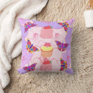 Coussin Mouches à papillons sociaux Cushion