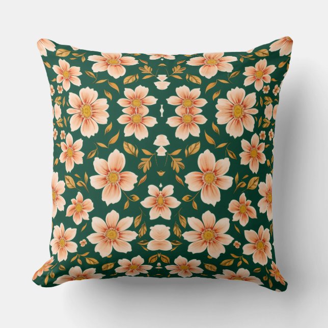 Coussin Mountain flowers2 (Recto)