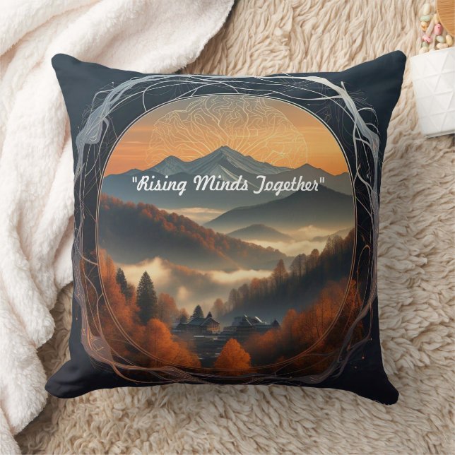 Coussin "Mountains Meet Innovation" (Couverture)