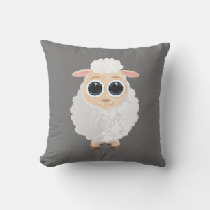 Coussin Mouton blanc
