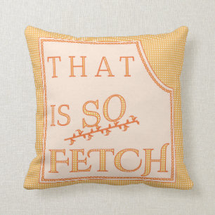 Coussin moyen de citations de film de filles