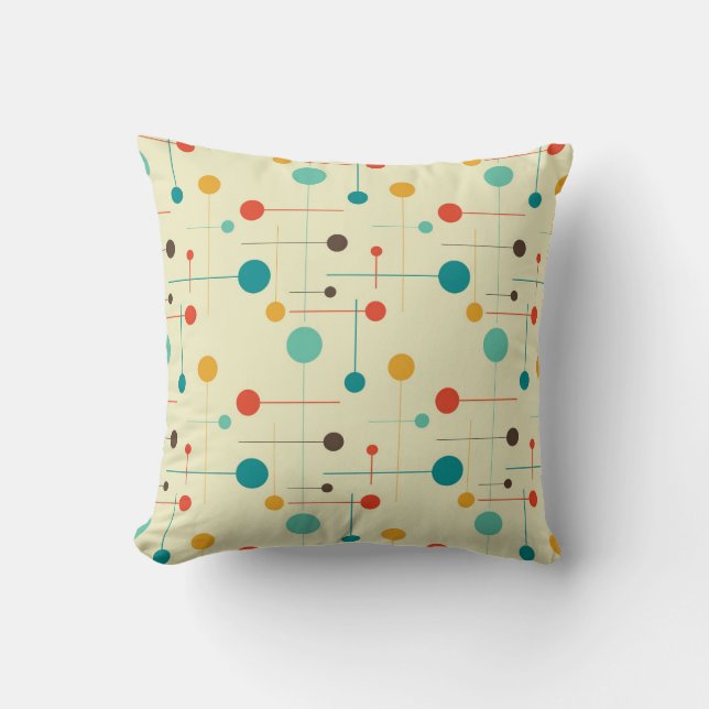 Coussin Moyenne siècle moderne modèle numéro 20 (Recto)