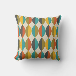 Coussin Moyenne siècle moderne modèle rétro numéro 5