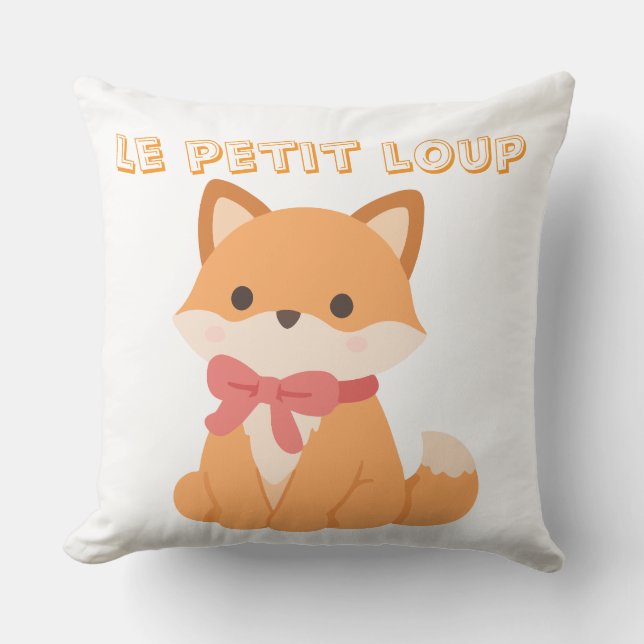 Coussin Mug Le Petit Loup (Recto)