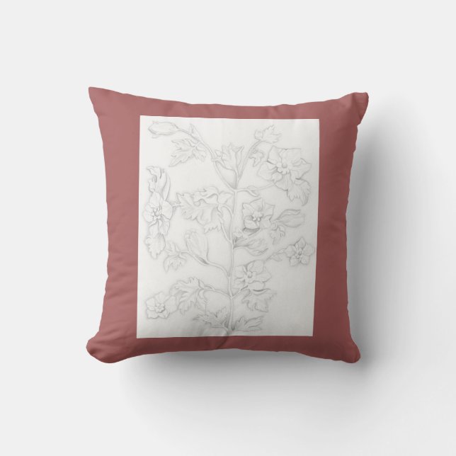 Coussin Mughal Design on a Pillow (Recto)